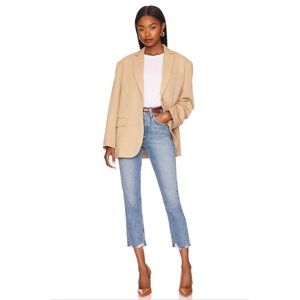 NEW AGOLDE Riley High Rise Straight Crop Jeans Haven